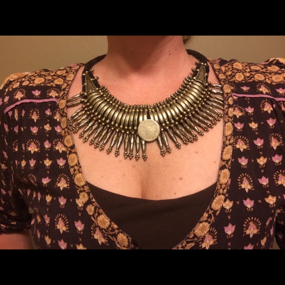 Vintage Authentic Tharu Tribal Choker Necklace as seen on Spell campaigns